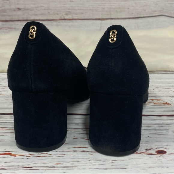 Cole Han grand zeros black suede pumps size 8B - Picture 7 of 12